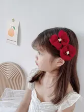 華やかなデザインの子供用バタフライリボンヘアクリップ【女児用・甘美なアクセサリー】