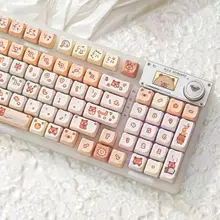 透明カスタマイズメカニカルキーボード ユーザー/使用シーン: 3モードワイヤレスBluetooth スクリーン付きノブ 静音