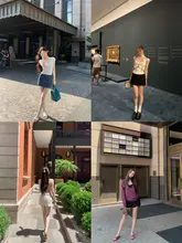 春夏にぴったり！Aライン2WAYジッパースカートパンツ【白・女性用】