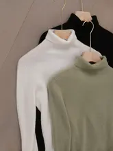 極上の柔らかさ！無縫全成型ハイネック長袖ニットトップス【女性用・重厚なカシミヤ】【カジュアル】