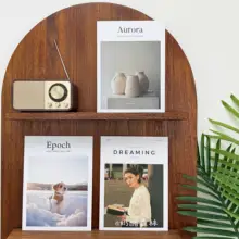 英字雑誌 撮影小物 シンプル 上品 インスタ映え インテリア 撮影背景 オブジェ 民宿