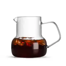 耐熱ガラス製ハンドドリップコーヒーポット【取っ手付き・家庭用】