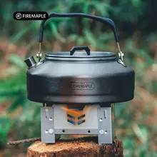 Hefeng 超ミニ軽量アウトドアアルコールストーブ【チタン製・折りたたみ式・キャンプ用】