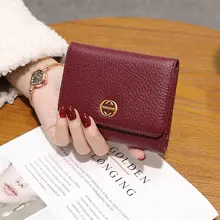 折りたたみ式ミニ財布【多カードポケット・シンプルデザイン・女性用】