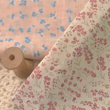 ダークチェック柄ブルーフラワープリンセス雪紡ワンピース【夏用・ロングドレス・日焼け防止】
