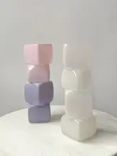 高級感あるアートガラス花瓶【不規則デザイン・リビングルーム装飾用】