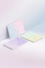 SmartDevil iPad Air用 保護ケース【透明アクリル・非対称デザイン・Apple Pencilスロット付き】