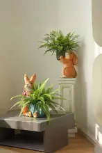 フェイクシダ植物の観葉植物【小型・庭やバルコニー用・ナチュラルデザイン・インテリア装飾】