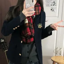 冬用 レディーススカーフ【暖かいレッド・大人の雰囲気】