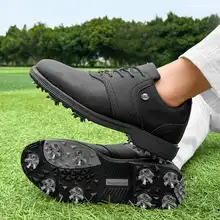 防水の低トップ メンズゴルフシューズ【滑り止め・取り外し可能な鋲・スポーツ用】