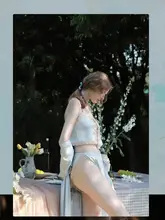 フランス風セクシーキャミソールとレース  インナーの夏用ルームウェア【極上の柔らかさ・薄手・二点セット（セットアップ対応）】