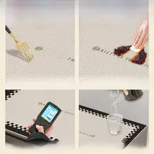 寝室用シンプルベッドサイドテーブル保護マット【洗濯機・冷蔵庫・防塵・高級感】