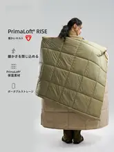 BLACK ICE 軽量ポータブルキャンプ用抗菌保温毛布【防水・単独使用可】