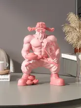 筋肉の财神像【リビング装飾・テレビ台用・高級感のあるインテリア】