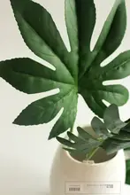 シンプルなデザインの偽の植物トロピカルココナッツの葉【フォトプロップス用・インテリア装飾】