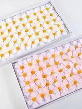 リアルな紫色バイオレットの五弁小白花の香りソープフラワー【バレンタイン用・造花】