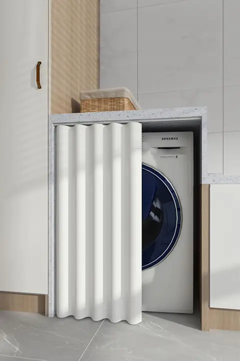 洗濯機用防水カバー【遮光・穴あけ不要・バルコニー用】