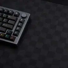 シンプルデザイン 大型マウスパッド【ブラック＆グレー・ゲーム用・デスクマット】