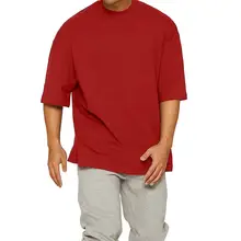 ユニセックスオーバーサイズスポーツTシャツ【シンプルデザイン・短袖・ランニング・ジム用】