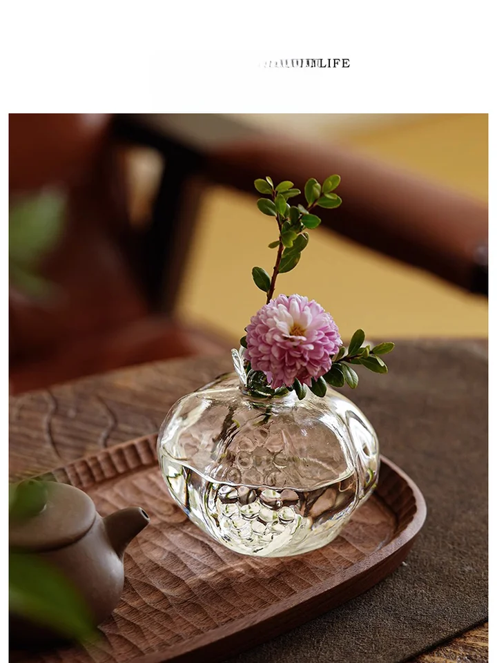 花瓶 ミニ ユーザー 用 活け花 手作り ガラス 創造的 装飾品