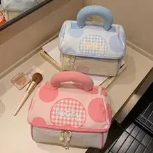 可愛いキノコ型メイクポーチ【携帯用・旅行用・洗面道具収納】