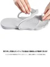 折りたたみ式 旅行用サンダル【男女兼用・滑り止め・ビーチシューズ】
