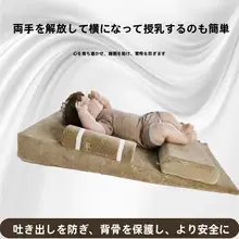 赤ちゃん用 防吐きミニ斜面枕【新生児用・逆流防止・安心設計】