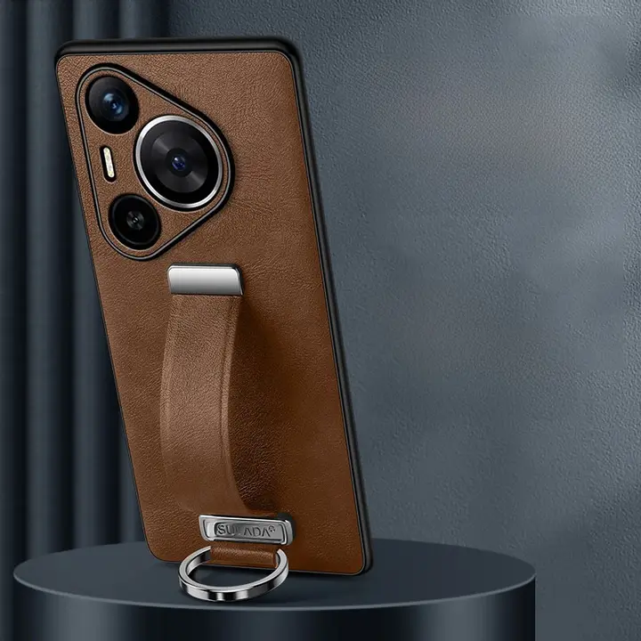 バンド スタンド 適用 スマートフォンケース P70 Pro+ 本革 防衝撃 超薄 男性 ビジネス 保護ケース