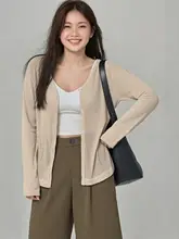 夏用 UVカットカーディガン【極上の柔らかさ・長袖・シンプルデザイン】