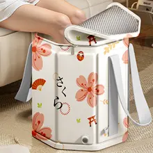 フットバス 折りたたみ式 深型 ふくらはぎまで 保温 スチーム 家庭用  レディース