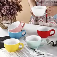 ラテアート用陶器カップ【モダンデザイン・華やかな雰囲気】