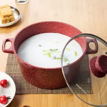 CookerBene グレー麦飯石 土鍋【電磁調理・ガス対応・厚手・両手持ち】