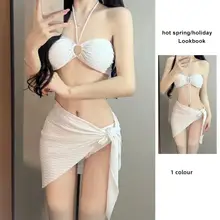 夏季用ビキニ水着【セクシー・小胸フィット・引き締めデザイン・ビーチリゾート用】（セットアップ対応）