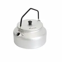 超軽量アルミ製アウトドアキャンプ用ケトル【携帯便利・コーヒー＆ティー用・レトロデザイン】