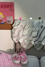 デザイン性のあるバレエ風リボン付き短袖Tシャツ【女性用・アメリカンレトロ】