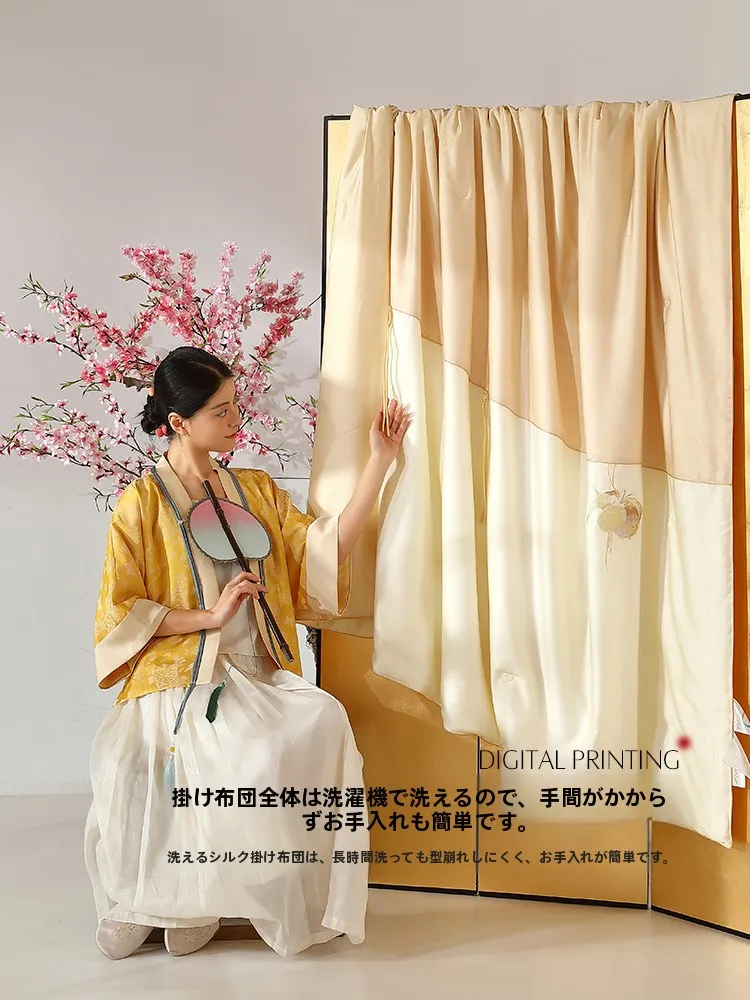 掛け布団カバー柄：桑蚕丝製夏用薄掛け布団の実用性と選び方