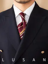 ビジネスカジュアル ダブルブレストブレザーセット【スリムフィット・イタリアンスタイル・男性用】