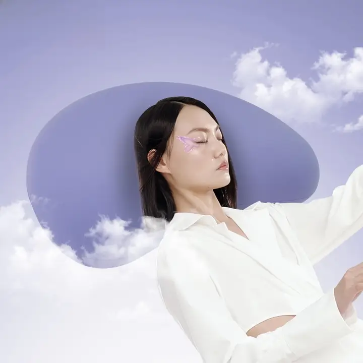 睡眠博士 そらまめ枕【記憶泡沫・頸をサポート・ソフト・単人用】