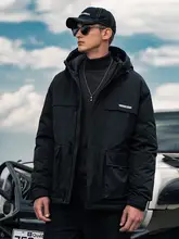 工事用ダウンジャケット【フード付き・保温・冬用・白鹅绒使用】