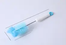 深底用ボトルクリーニングブラシ【長柄・水筒・哺乳瓶用・米木製】