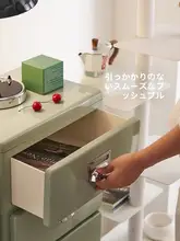 寝室用ナイトテーブル リビングサイドテーブル シンプルスタイル プラスチック製 大容量収納