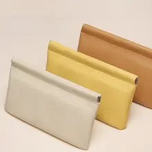 大容量の長財布【シンプルデザイン・ソフトレザー・現金収納用】