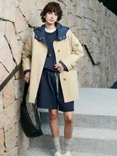 MARIUS リバーシブルダウンコート【ウィンタースタイル・アカデミック風・ロング丈・取り外し可能フード】