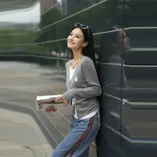 ダブルファスナーのウールニットトップス【フィットデザイン・秋用・ニット】（セットアップ対応）