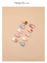 かわいいベビー用ヘアクリップ【髪を傷めない・子供用・ヘッドアクセサリー】