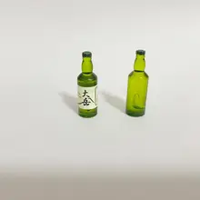 ミニチュア装飾 花と猫のワイングッズ【卓上飾り用・食玩モデル】