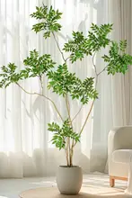 高品質フェイクグリーン観葉植物【ナンテン竹・インテリア装飾・立体設計】