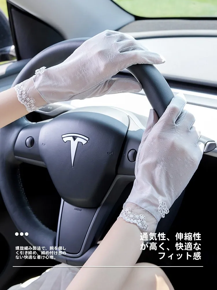 夏の女性用日焼け防止手袋：紫外線対策と通気性を兼ね備えたアウトドアスタイル