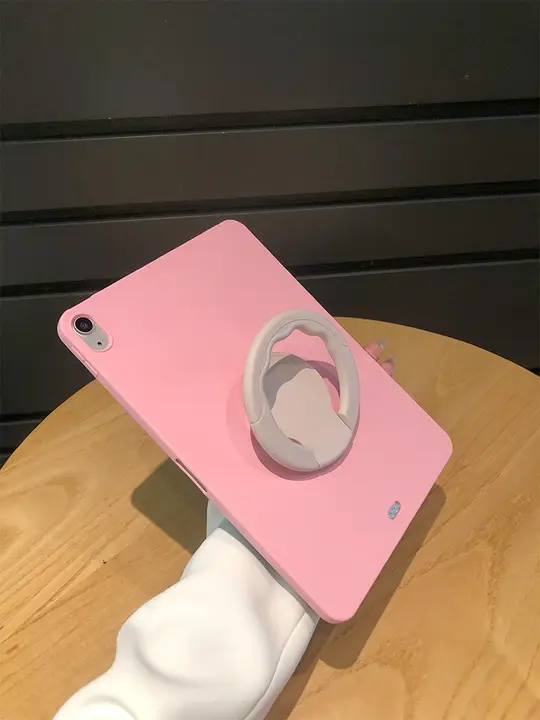 スタンド iPad10/Pro11インチ/Mini6/12.9インチ/Air13/Air6対応 シリコン保護ケース 耐衝撃 全包 防曲