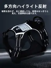 大型犬用 胸部ハーネス付きリード【散歩用・防落下設計・ドゥベルマンラブラドールゴールデン用】